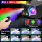 Fog Machine with Disco Ball RGB Lights 600W 6000CFM Smoke Machine with 8 Colorful Lighting Effects Wireless Remote Control for Party Wedding Stage Halloween Christmas GPCT5250